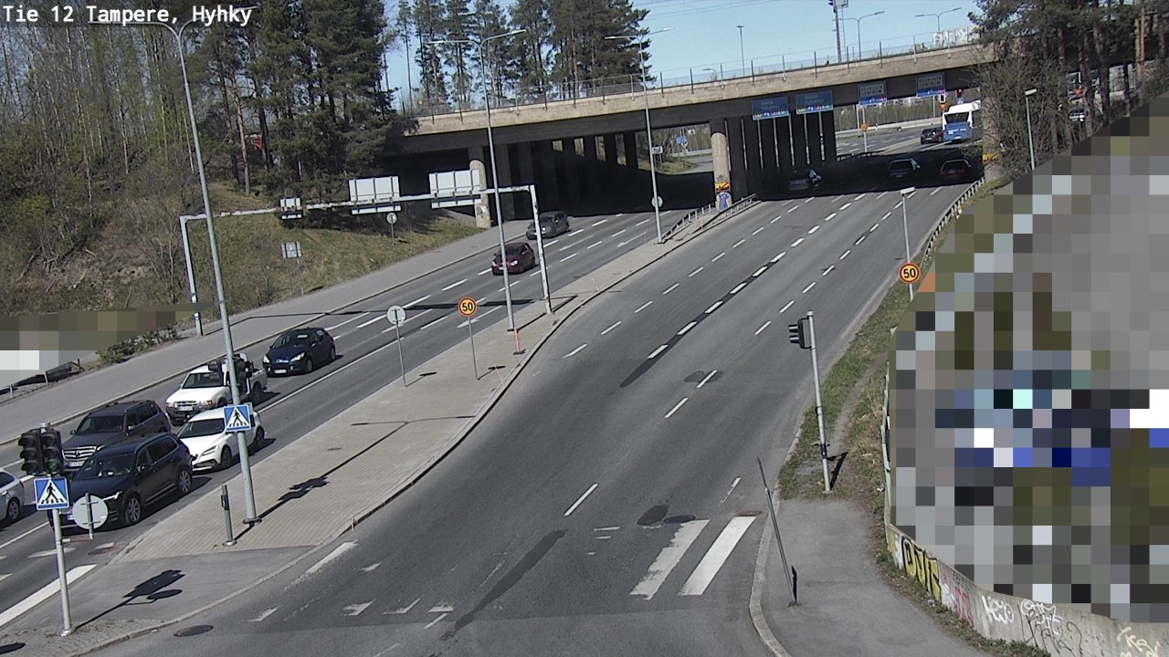 Weather Camera Image Road 12 Tampere, Hyhky, Tampere, Pirkanmaa