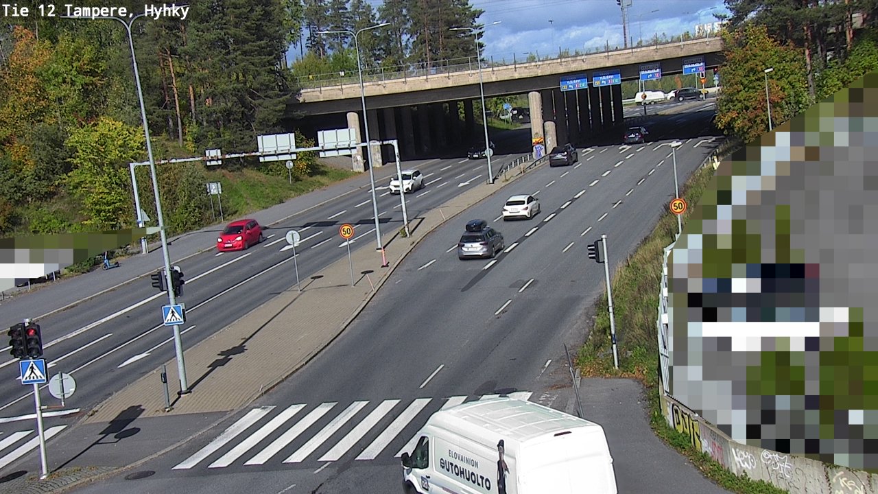 Weather Camera Image Road 12 Tampere, Hyhky, Tampere, Pirkanmaa