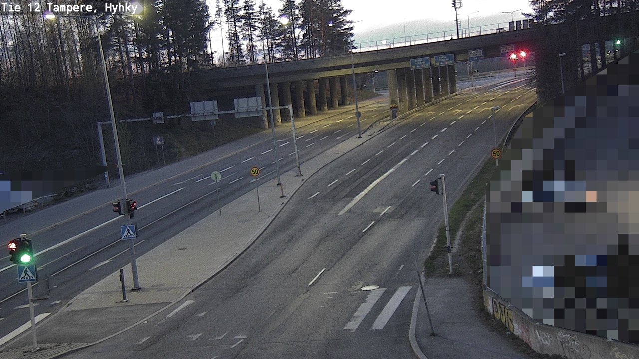 Weather Camera Image Road 12 Tampere, Hyhky, Tampere, Pirkanmaa