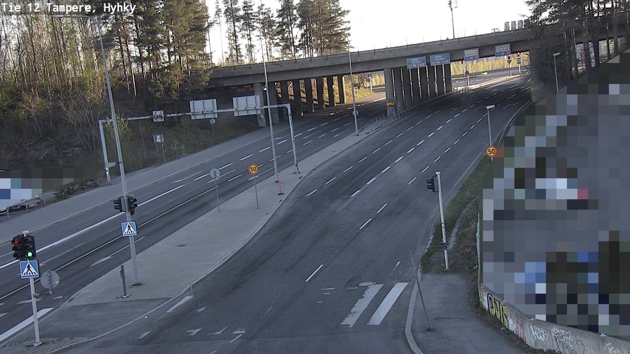 Weather Camera Image Road 12 Tampere, Hyhky, Tampere, Pirkanmaa