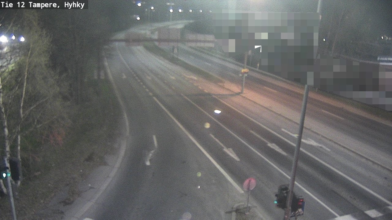 Weather Camera Image Road 12 Tampere, Hyhky, Tampere, Pirkanmaa