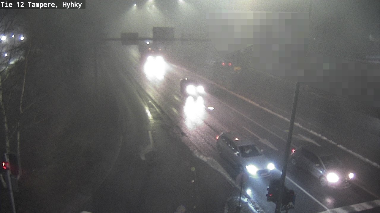 Weather Camera Image Väg 12 Tammerfors, Hyhky, Tampere, Pirkanmaa