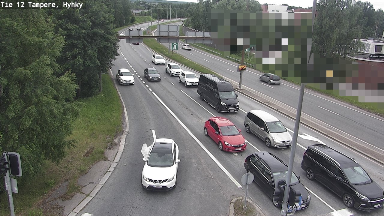 Weather Camera Image Road 12 Tampere, Hyhky, Tampere, Pirkanmaa