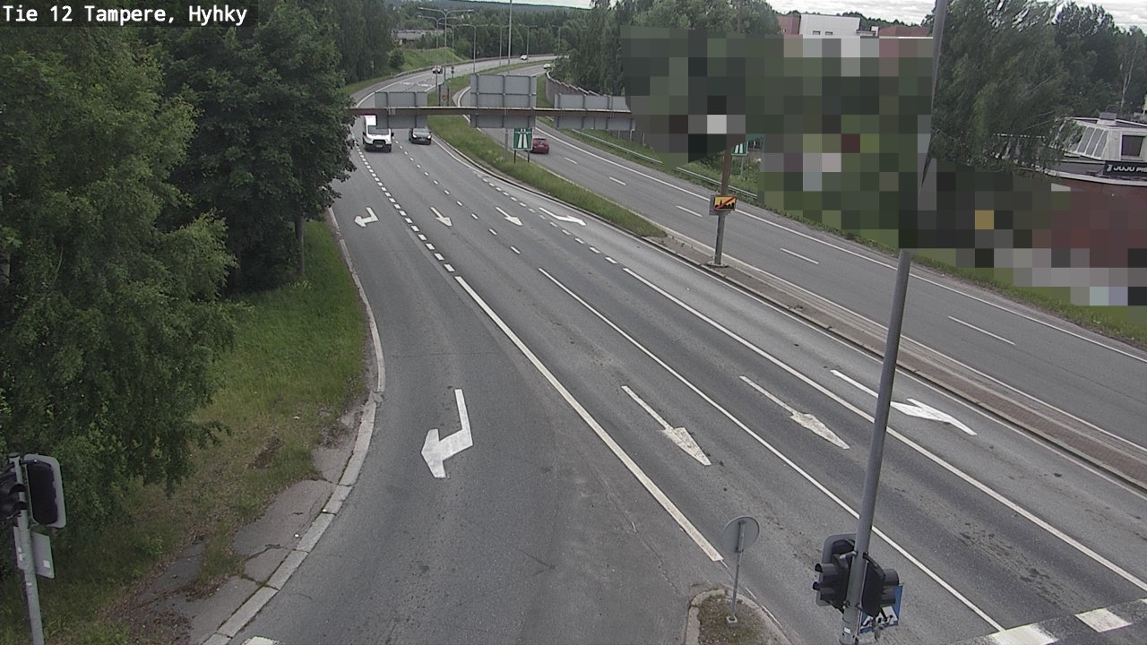Weather Camera Image Road 12 Tampere, Hyhky, Tampere, Pirkanmaa