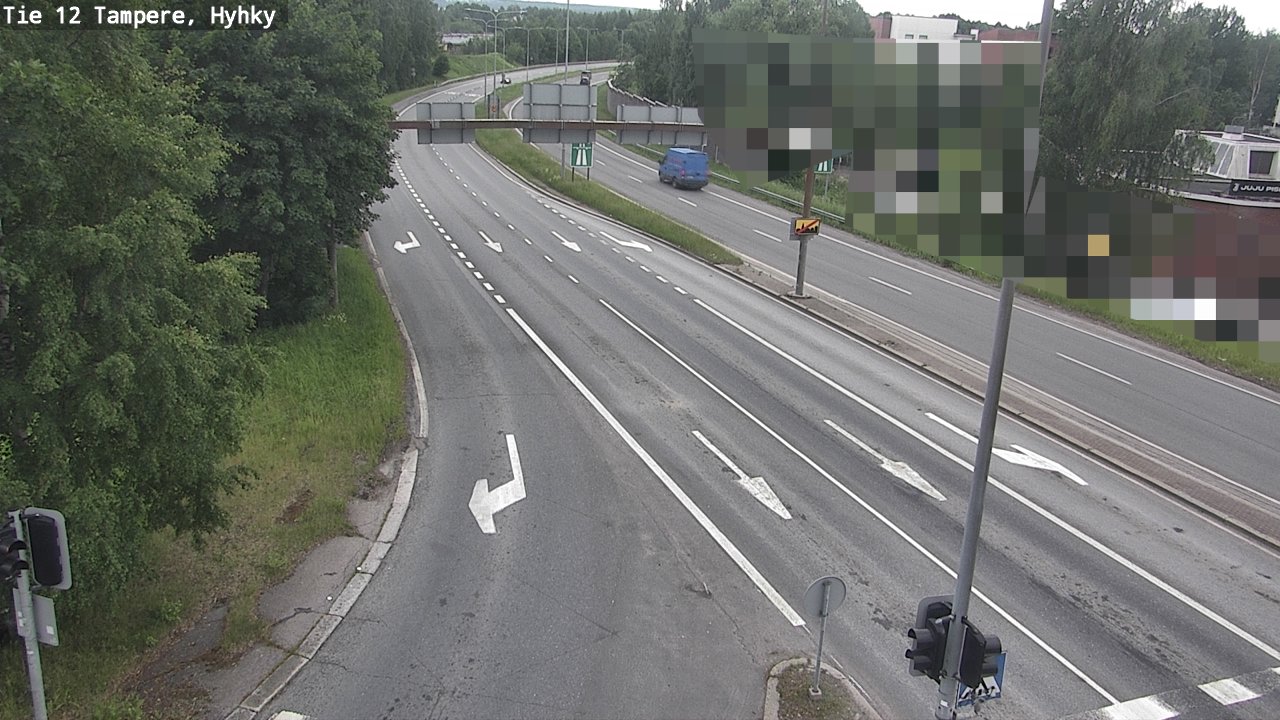 Kelikamerat Kuva Tie 12 Tampere, Hyhky, Tampere, Pirkanmaa