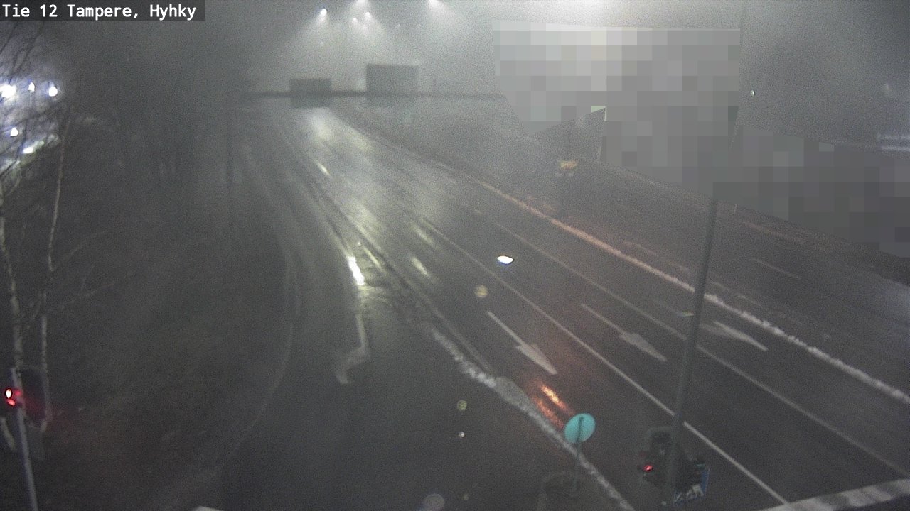 Weather Camera Image Väg 12 Tammerfors, Hyhky, Tampere, Pirkanmaa
