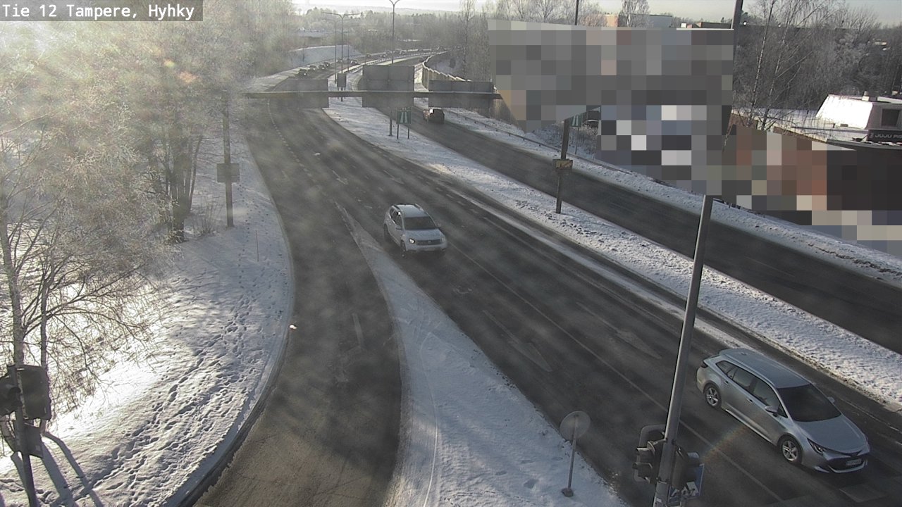 Weather Camera Image Road 12 Tampere, Hyhky, Tampere, Pirkanmaa