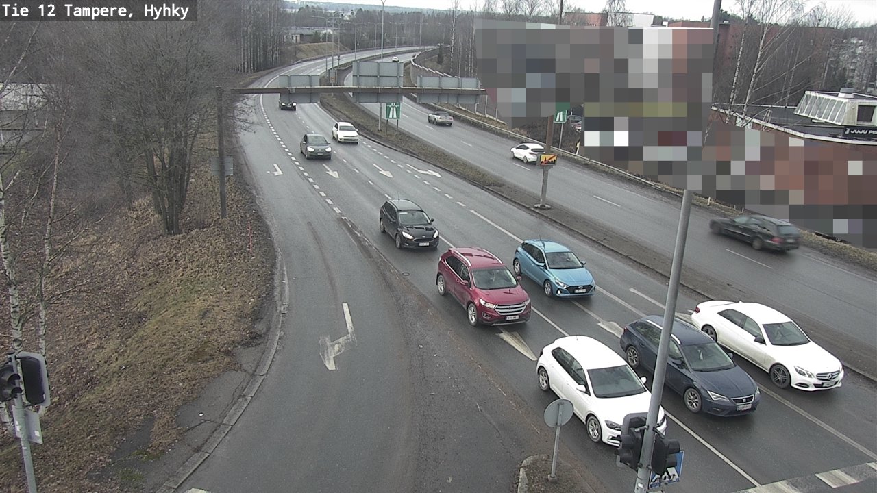 Weather Camera Image Road 12 Tampere, Hyhky, Tampere, Pirkanmaa