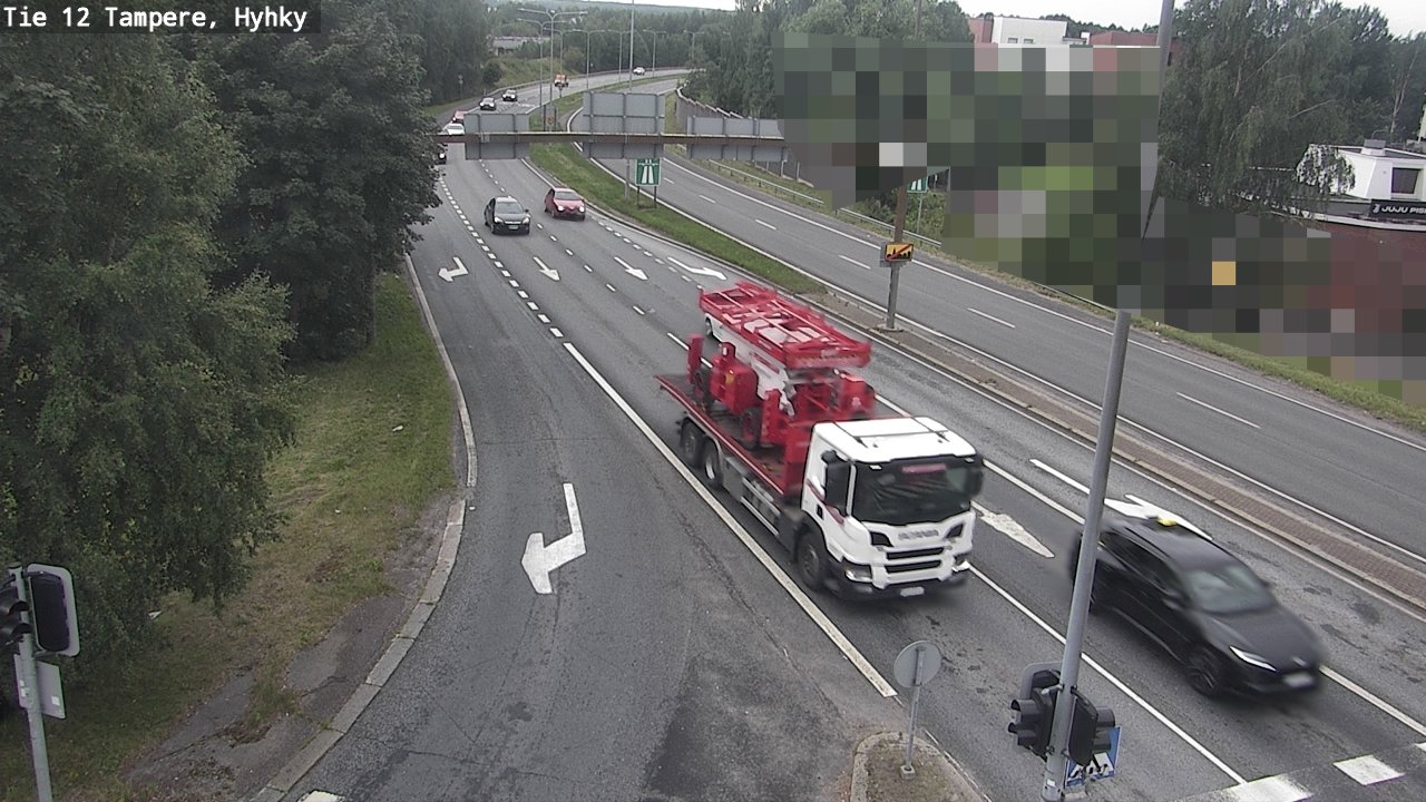 Weather Camera Image Väg 12 Tammerfors, Hyhky, Tampere, Pirkanmaa