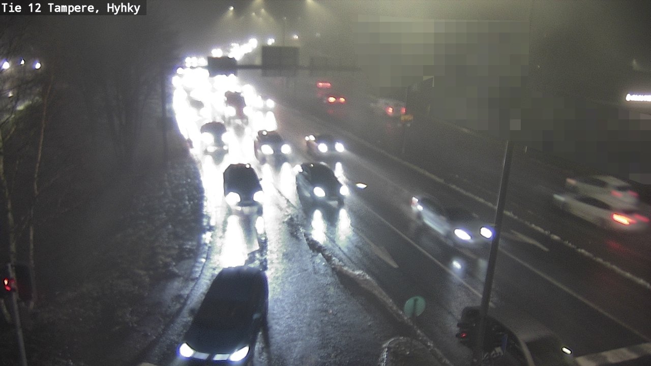 Weather Camera Image Väg 12 Tammerfors, Hyhky, Tampere, Pirkanmaa