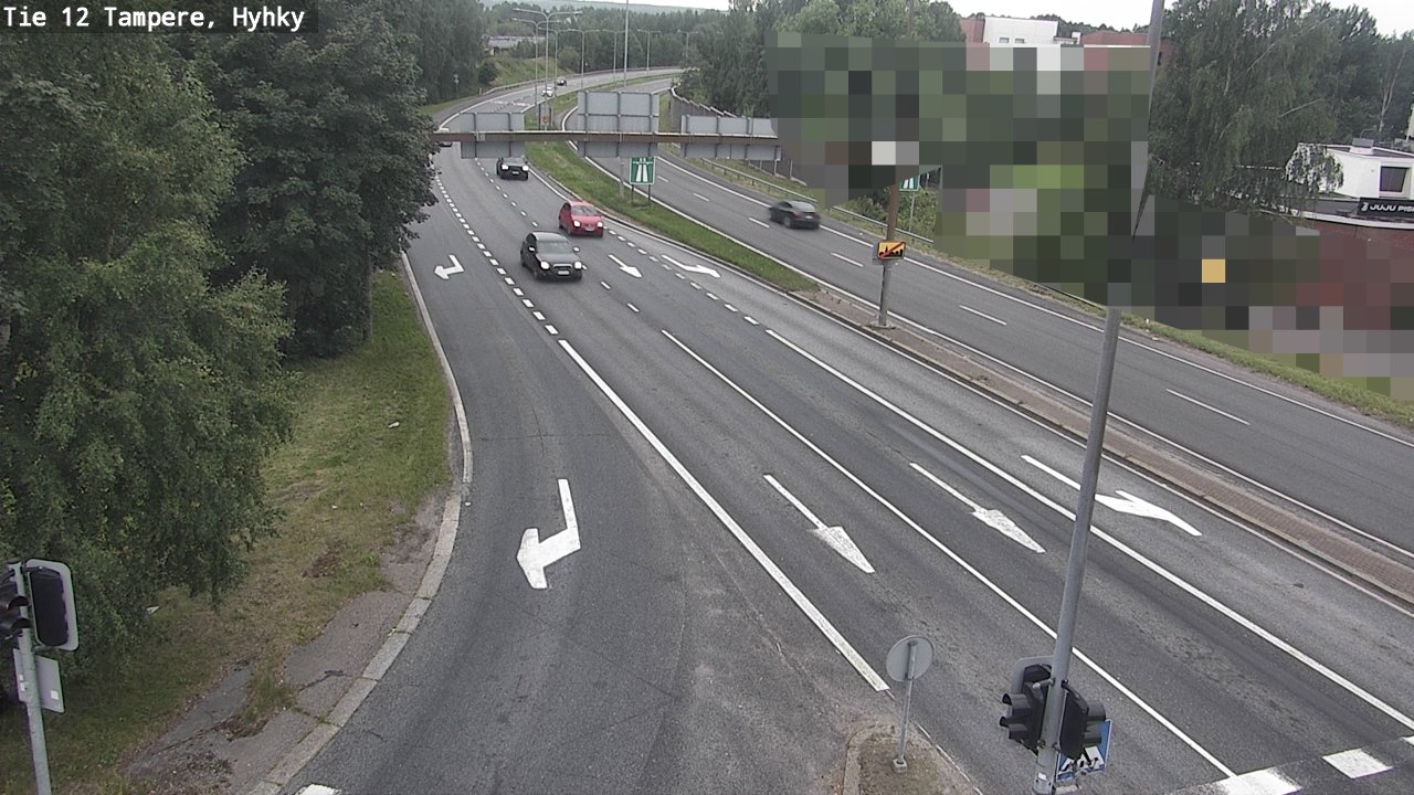 Weather Camera Image Väg 12 Tammerfors, Hyhky, Tampere, Pirkanmaa