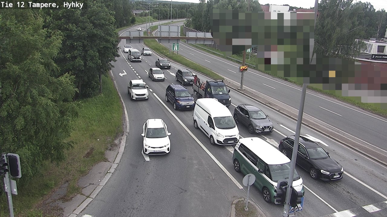 Weather Camera Image Road 12 Tampere, Hyhky, Tampere, Pirkanmaa