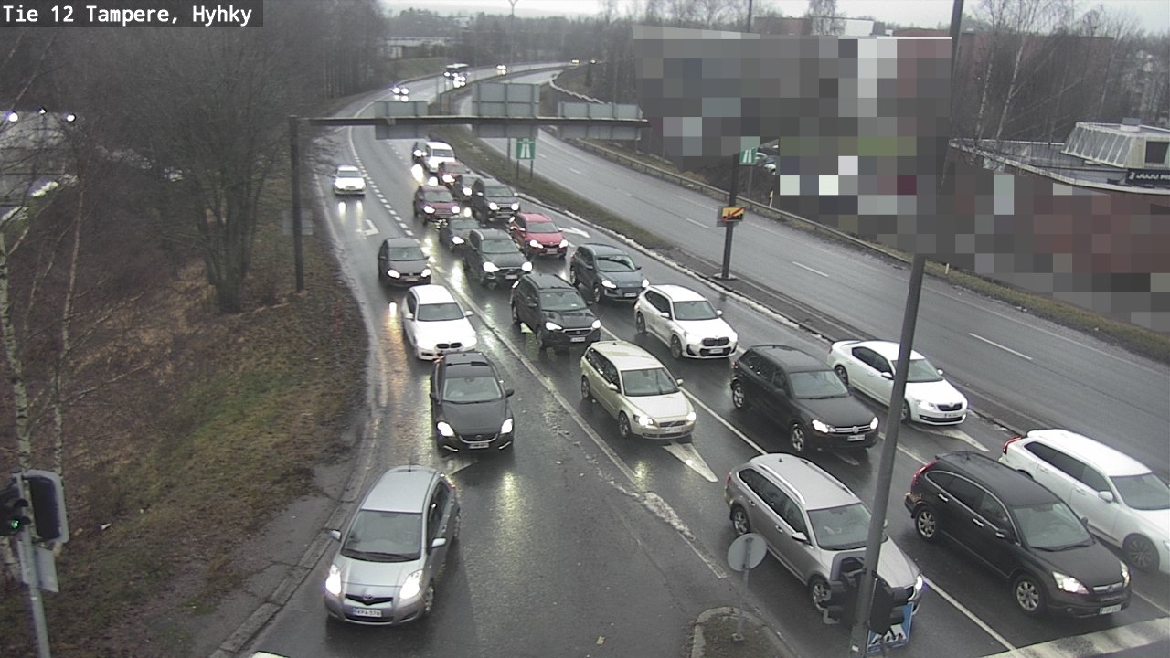 Weather Camera Image Road 12 Tampere, Hyhky, Tampere, Pirkanmaa