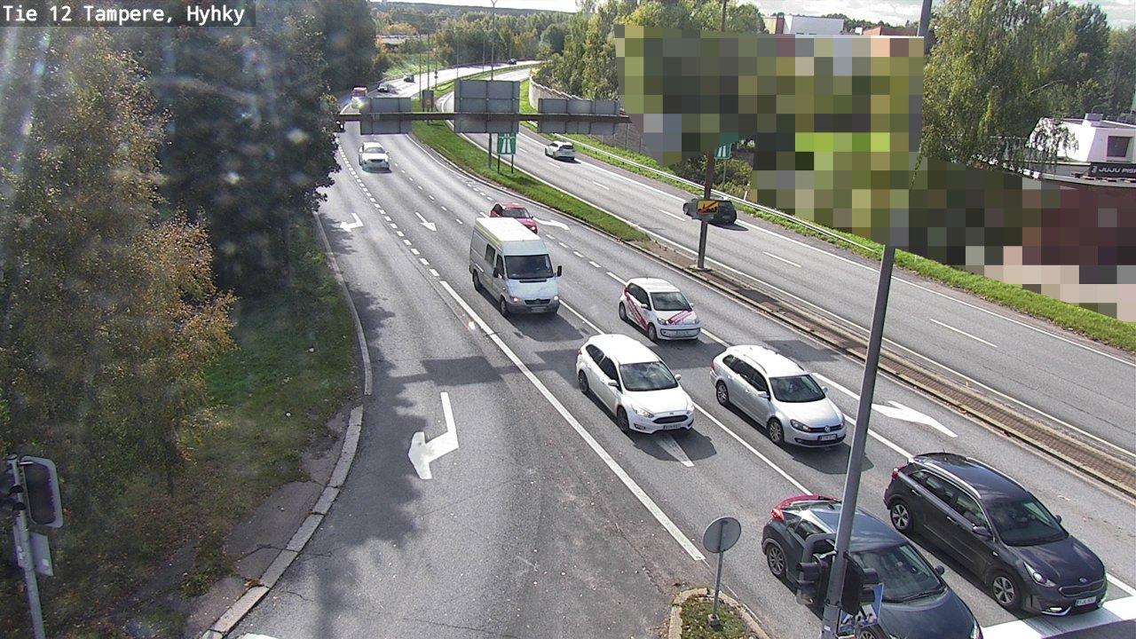 Weather Camera Image Road 12 Tampere, Hyhky, Tampere, Pirkanmaa
