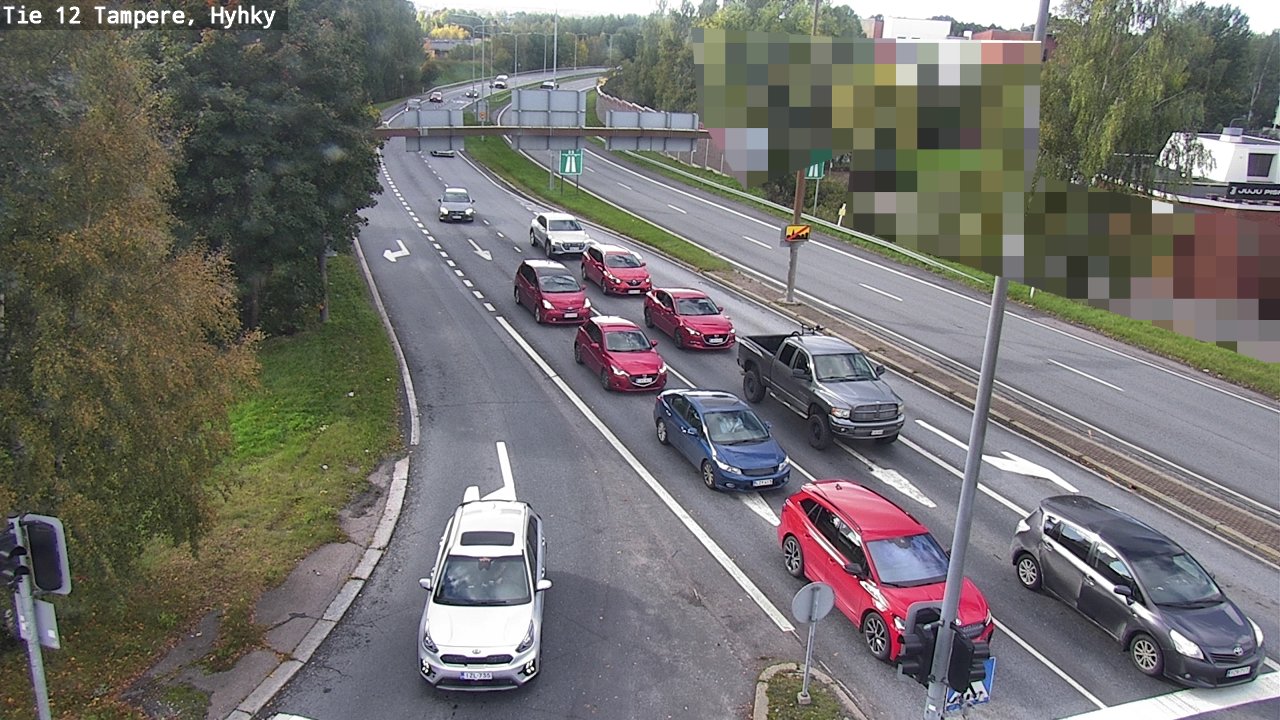 Weather Camera Image Road 12 Tampere, Hyhky, Tampere, Pirkanmaa