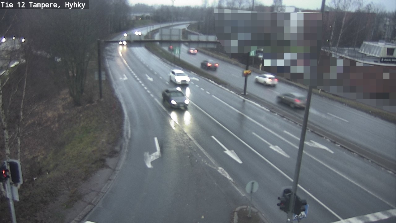 Weather Camera Image Road 12 Tampere, Hyhky, Tampere, Pirkanmaa