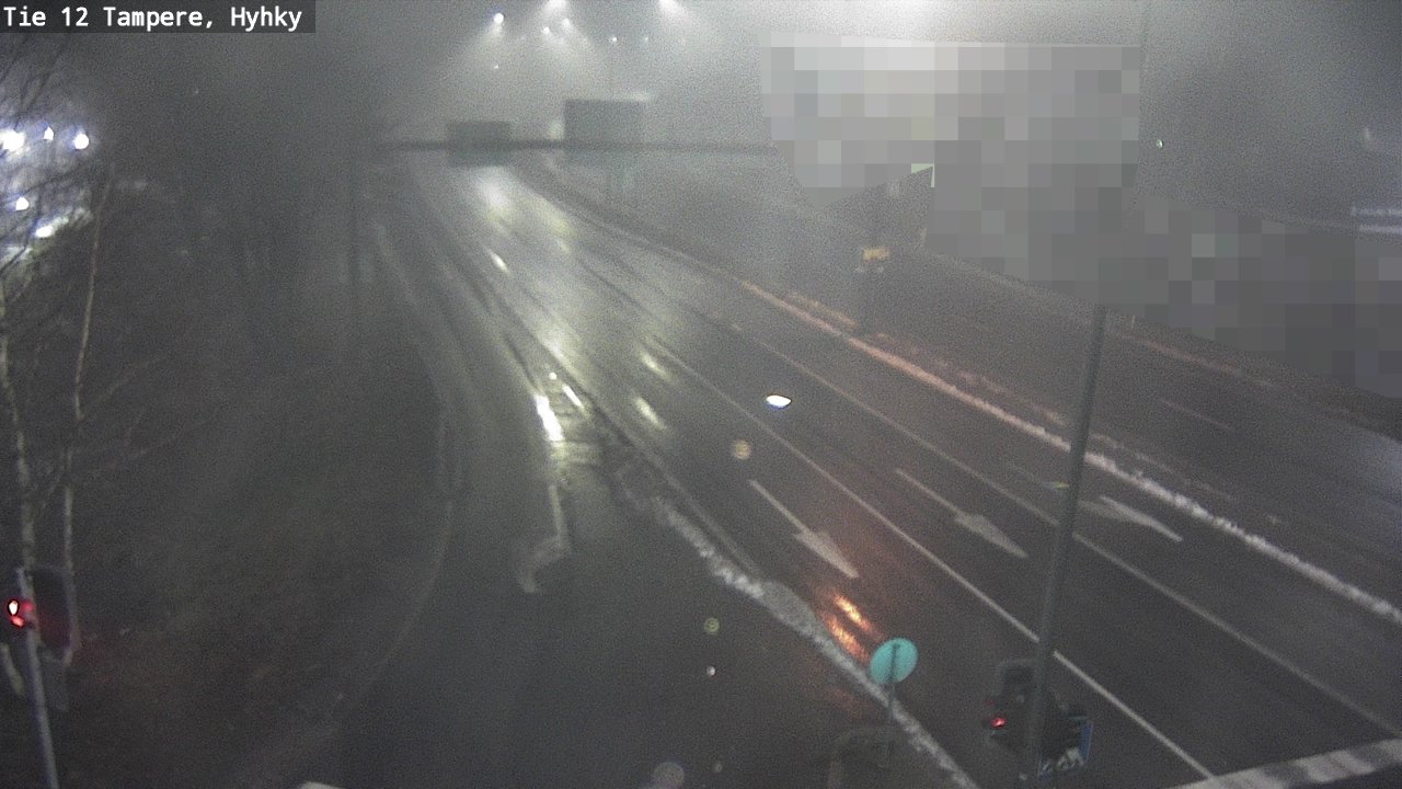 Weather Camera Image Väg 12 Tammerfors, Hyhky, Tampere, Pirkanmaa