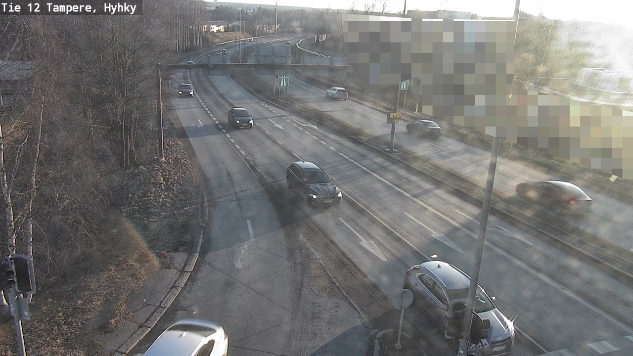 Weather Camera Image Road 12 Tampere, Hyhky, Tampere, Pirkanmaa