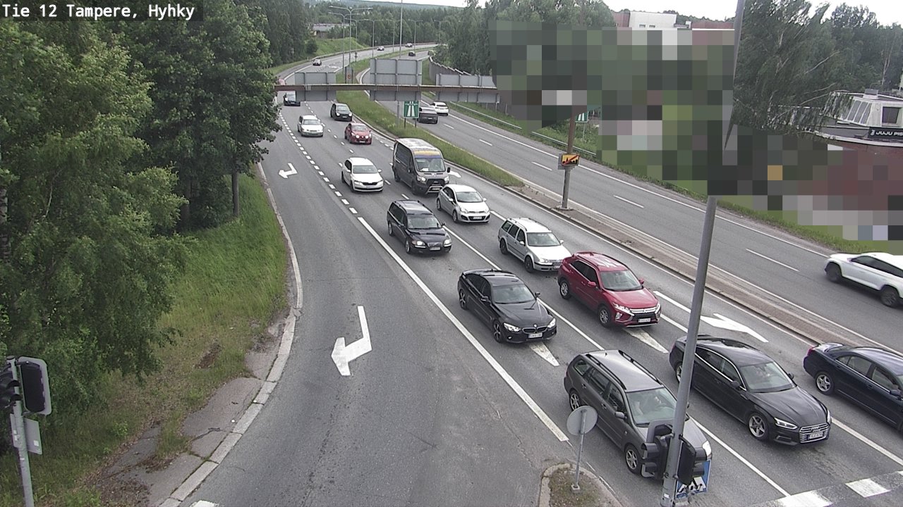 Weather Camera Image Road 12 Tampere, Hyhky, Tampere, Pirkanmaa