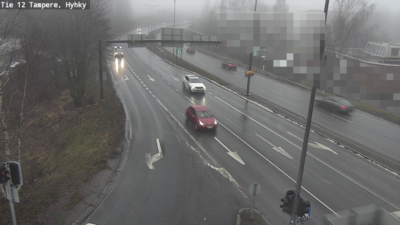 Weather Camera Image Väg 12 Tammerfors, Hyhky, Tampere, Pirkanmaa