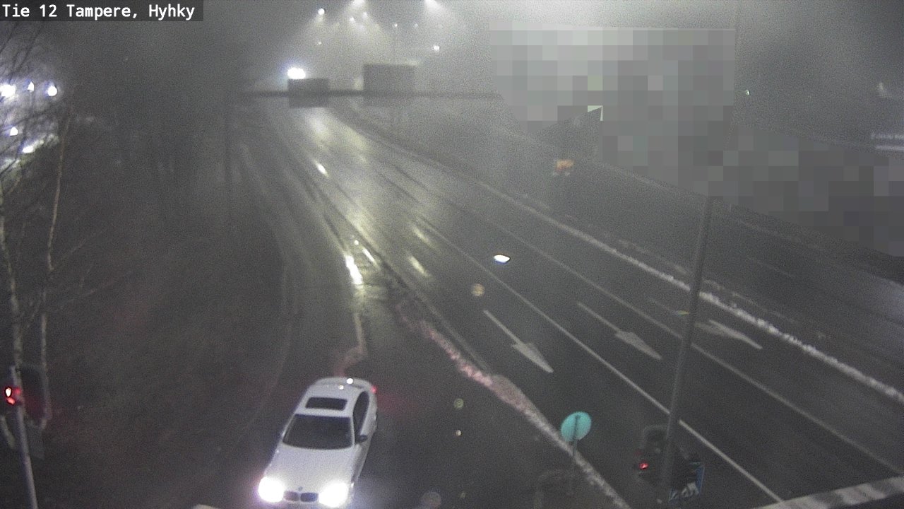 Weather Camera Image Väg 12 Tammerfors, Hyhky, Tampere, Pirkanmaa