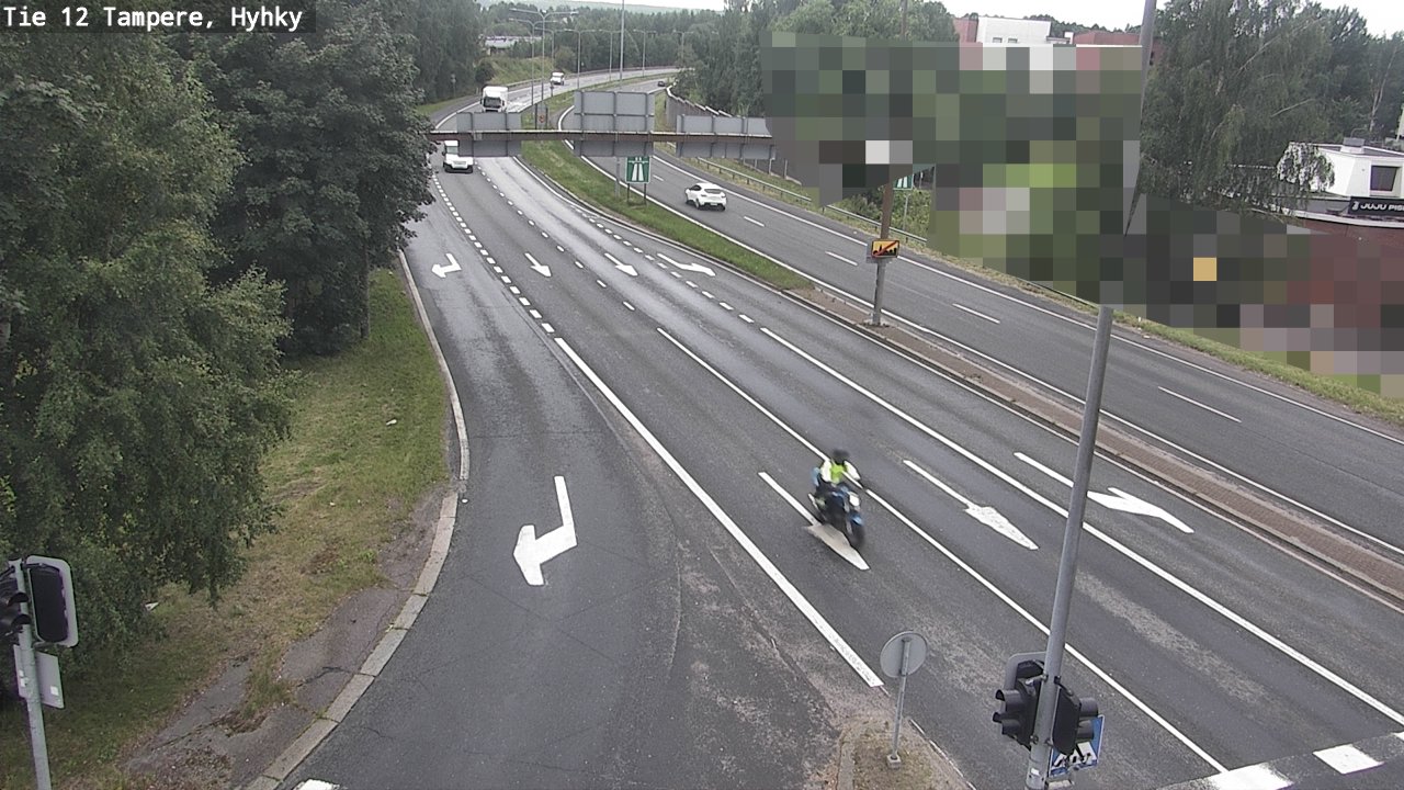 Weather Camera Image Väg 12 Tammerfors, Hyhky, Tampere, Pirkanmaa