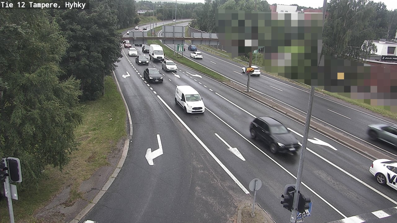 Weather Camera Image Väg 12 Tammerfors, Hyhky, Tampere, Pirkanmaa