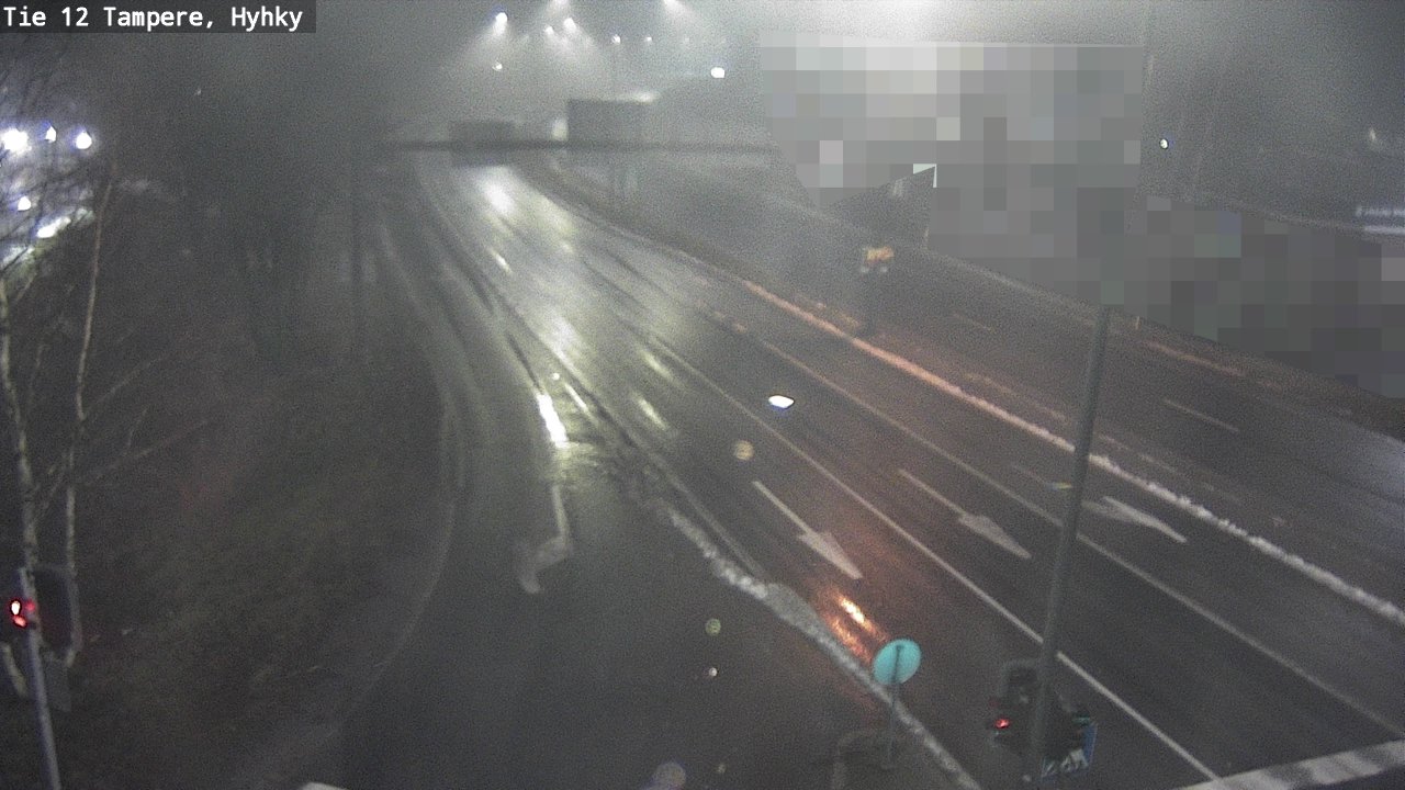Weather Camera Image Väg 12 Tammerfors, Hyhky, Tampere, Pirkanmaa