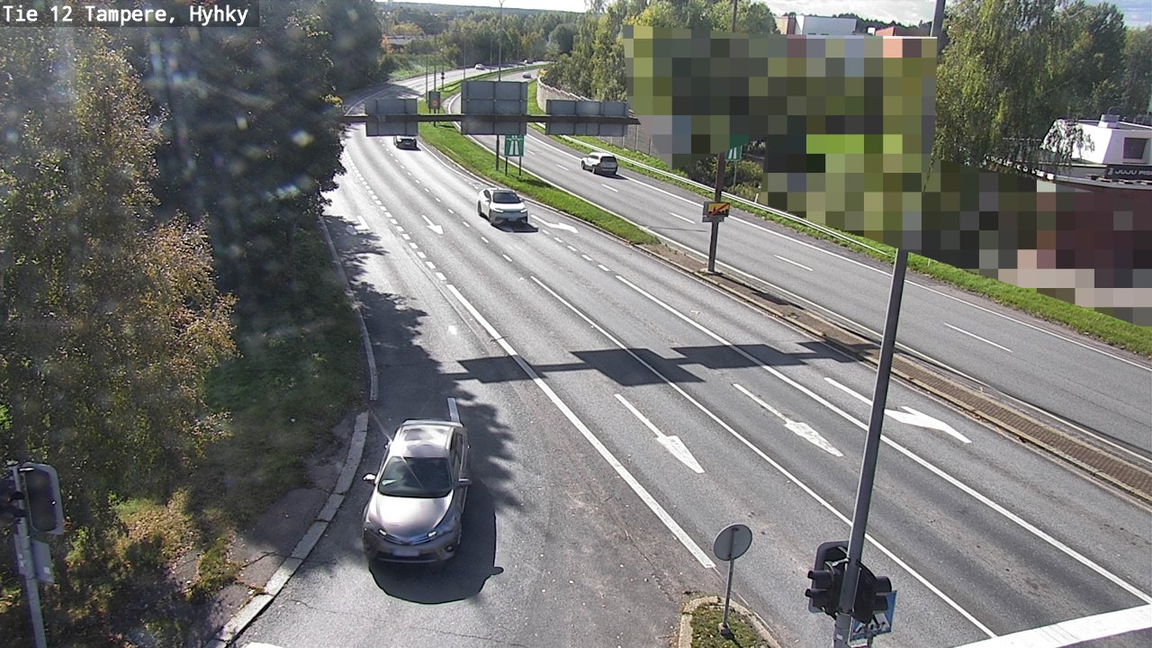 Weather Camera Image Road 12 Tampere, Hyhky, Tampere, Pirkanmaa