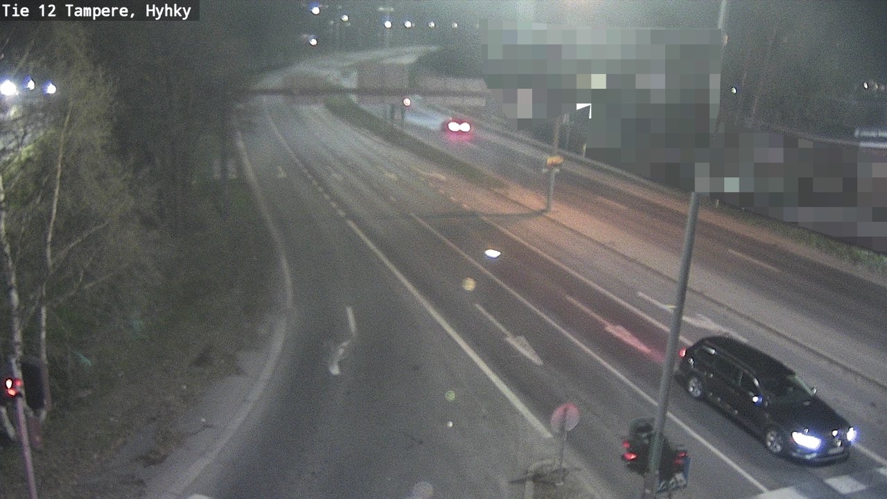 Weather Camera Image Road 12 Tampere, Hyhky, Tampere, Pirkanmaa