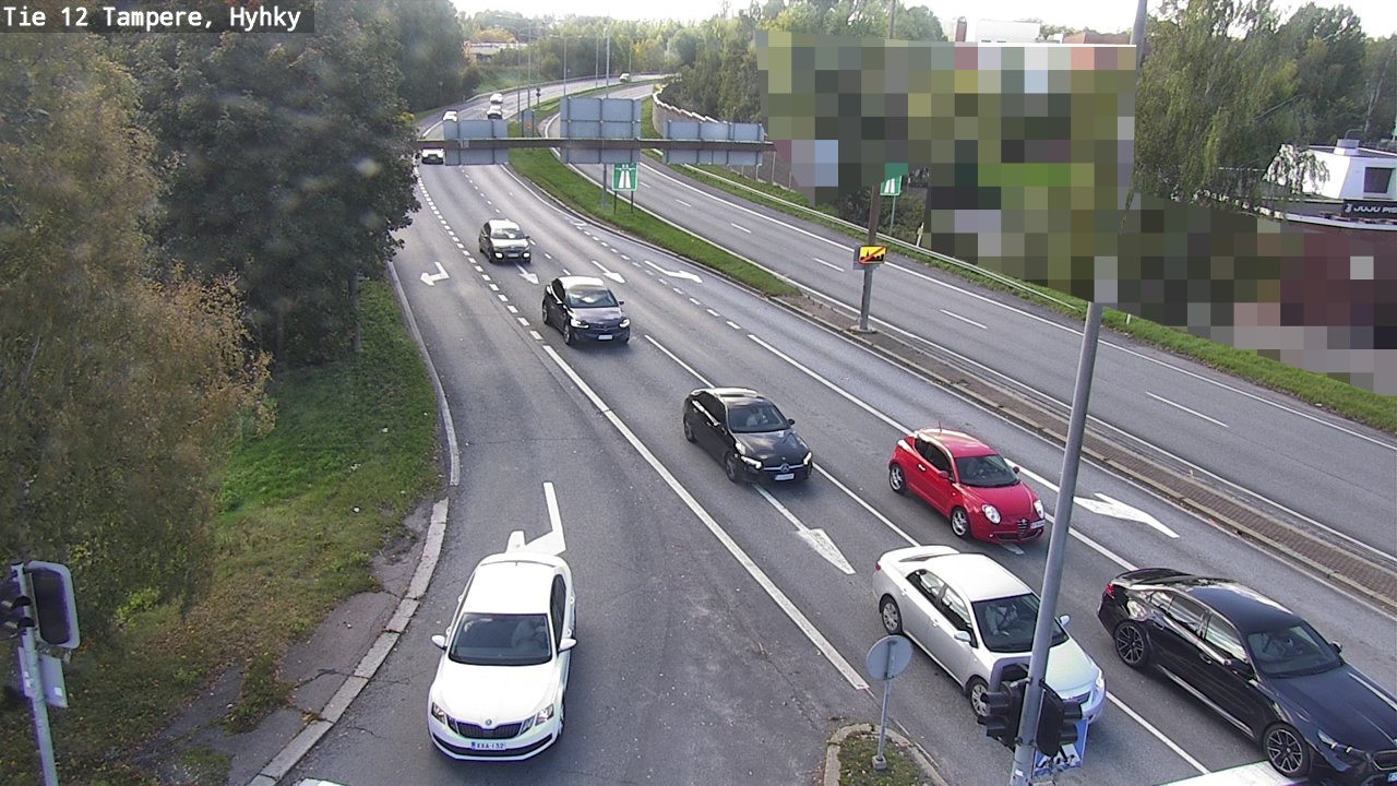 Weather Camera Image Road 12 Tampere, Hyhky, Tampere, Pirkanmaa