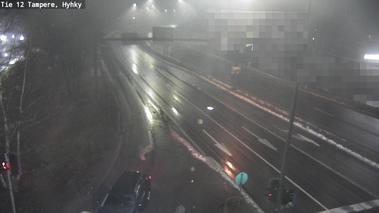 Weather Camera Image Väg 12 Tammerfors, Hyhky, Tampere, Pirkanmaa