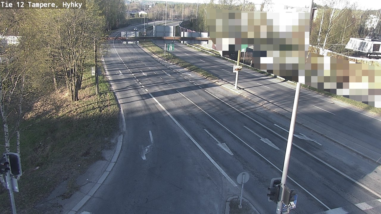 Weather Camera Image Road 12 Tampere, Hyhky, Tampere, Pirkanmaa