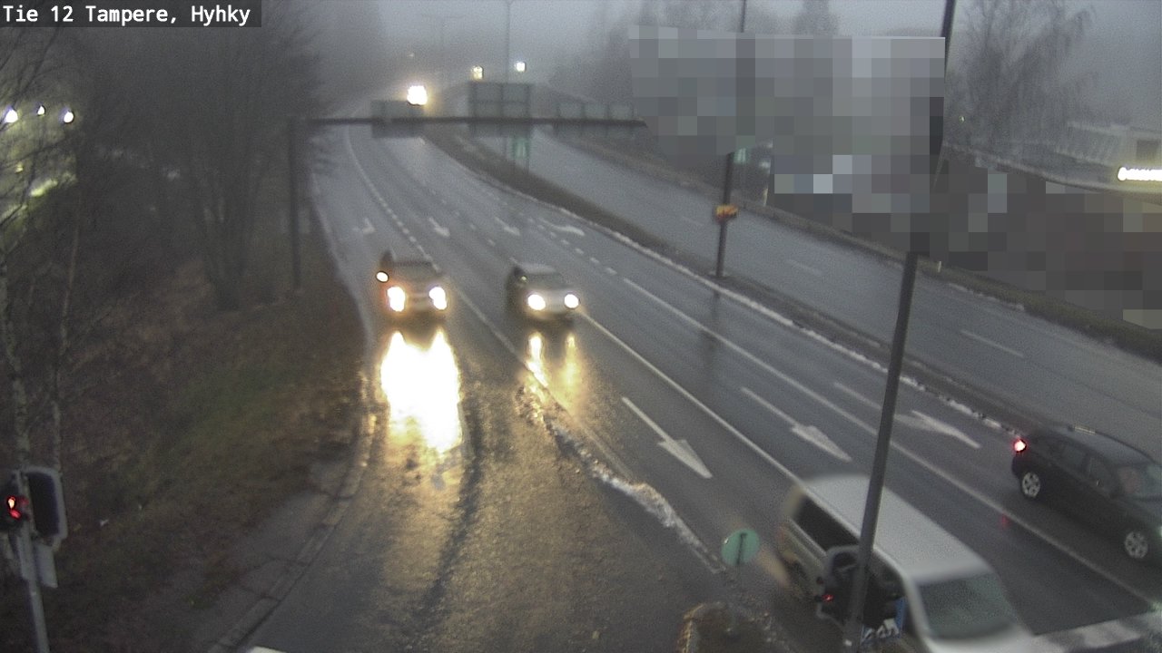 Weather Camera Image Väg 12 Tammerfors, Hyhky, Tampere, Pirkanmaa