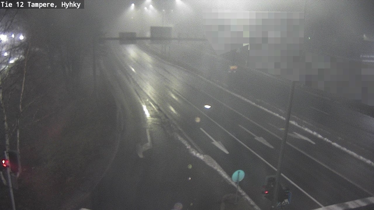 Weather Camera Image Väg 12 Tammerfors, Hyhky, Tampere, Pirkanmaa