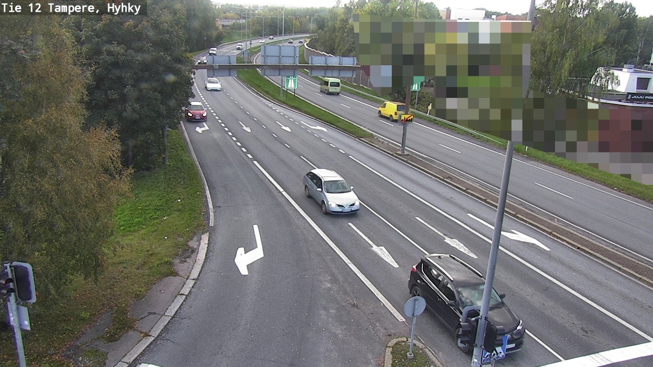 Weather Camera Image Road 12 Tampere, Hyhky, Tampere, Pirkanmaa