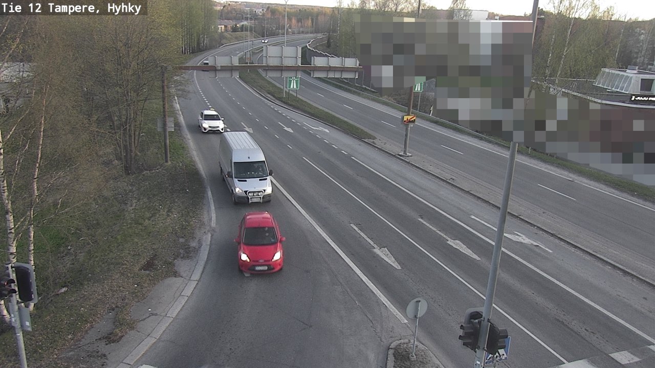 Weather Camera Image Väg 12 Tammerfors, Hyhky, Tampere, Pirkanmaa