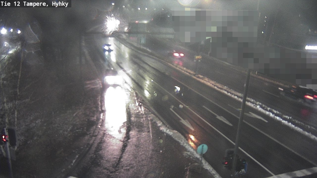 Weather Camera Image Väg 12 Tammerfors, Hyhky, Tampere, Pirkanmaa
