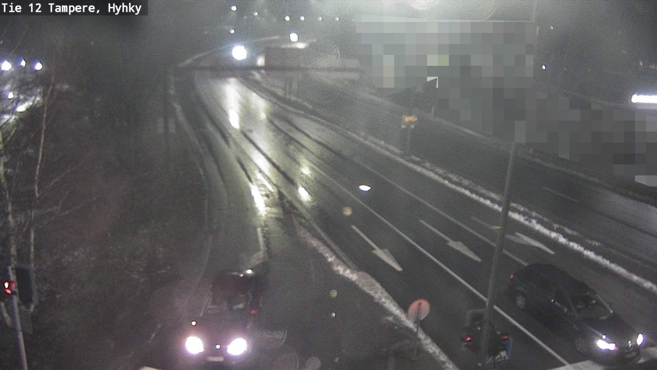 Weather Camera Image Väg 12 Tammerfors, Hyhky, Tampere, Pirkanmaa