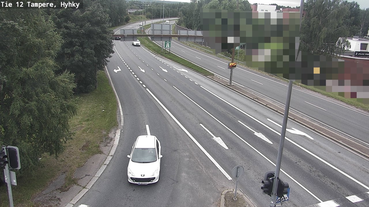 Weather Camera Image Väg 12 Tammerfors, Hyhky, Tampere, Pirkanmaa
