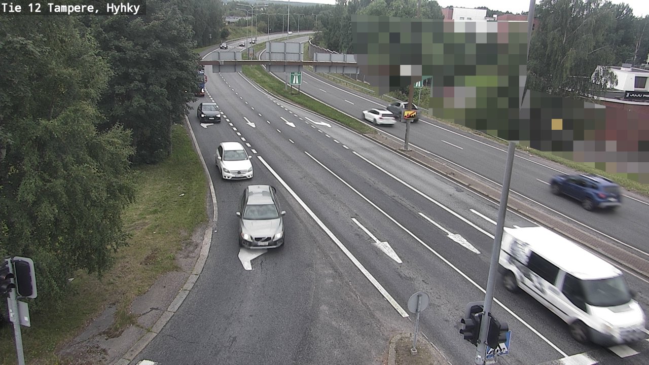Weather Camera Image Väg 12 Tammerfors, Hyhky, Tampere, Pirkanmaa