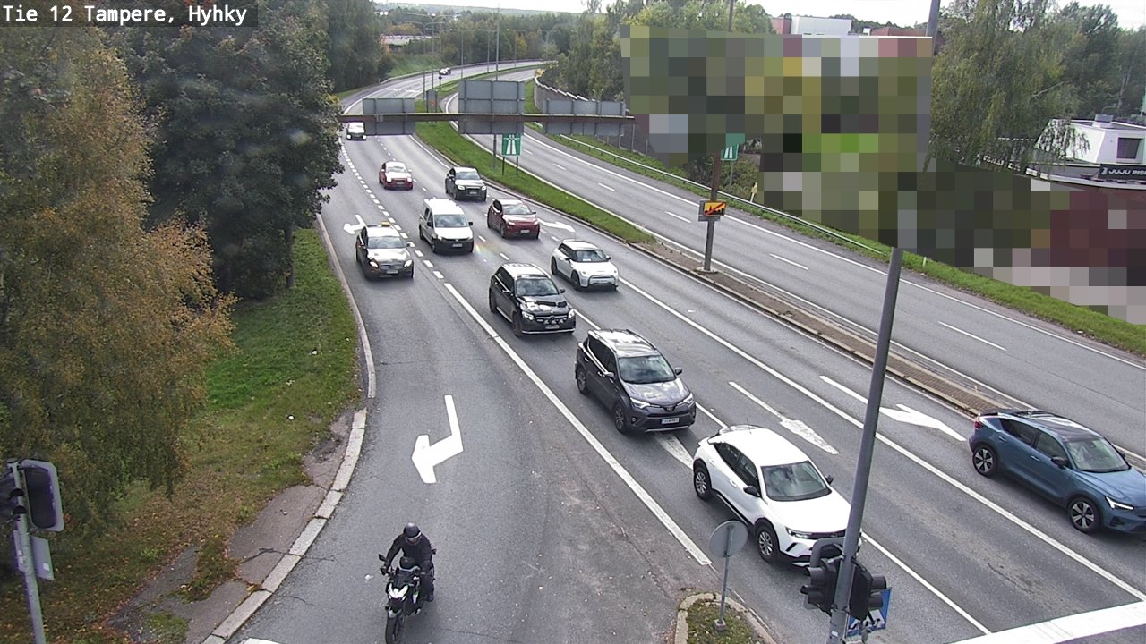 Weather Camera Image Road 12 Tampere, Hyhky, Tampere, Pirkanmaa