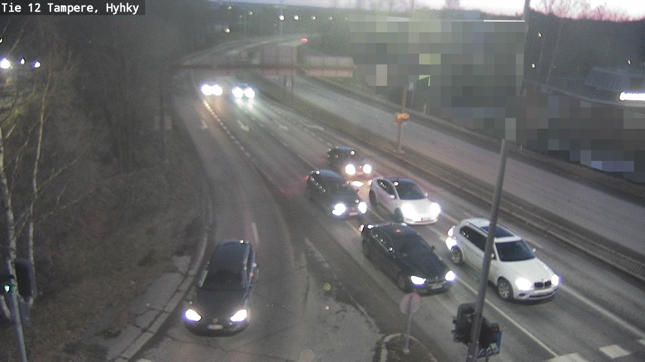 Weather Camera Image Road 12 Tampere, Hyhky, Tampere, Pirkanmaa