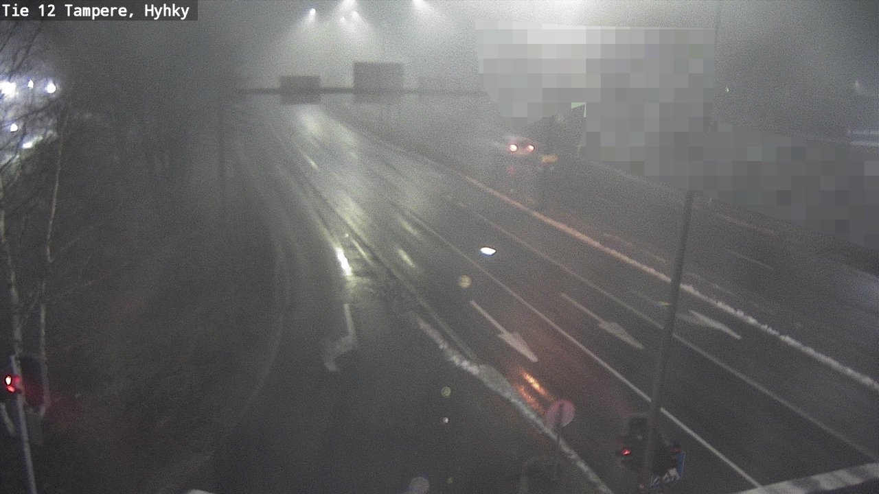 Weather Camera Image Väg 12 Tammerfors, Hyhky, Tampere, Pirkanmaa