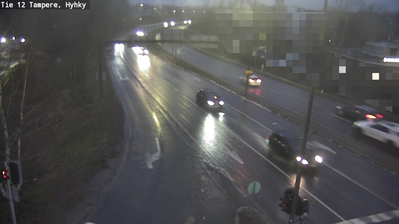 Weather Camera Image Road 12 Tampere, Hyhky, Tampere, Pirkanmaa