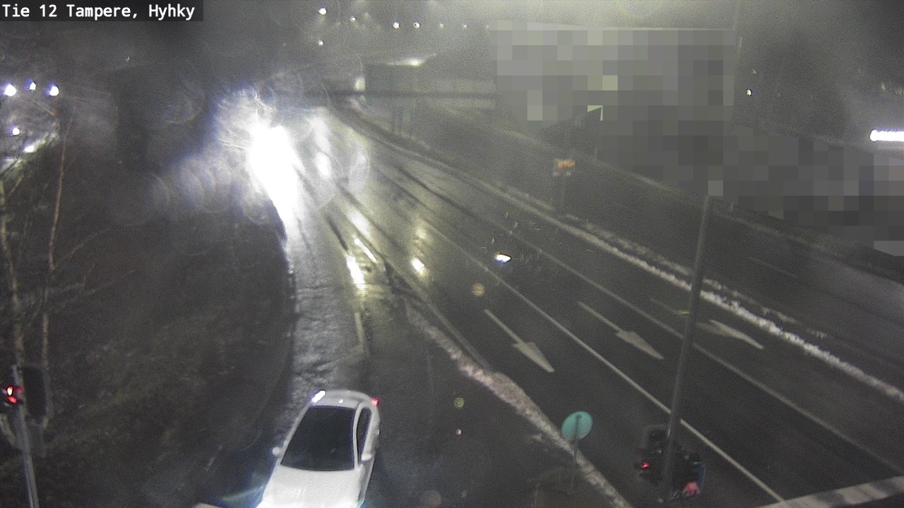 Weather Camera Image Väg 12 Tammerfors, Hyhky, Tampere, Pirkanmaa