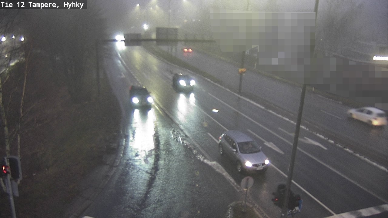 Weather Camera Image Väg 12 Tammerfors, Hyhky, Tampere, Pirkanmaa