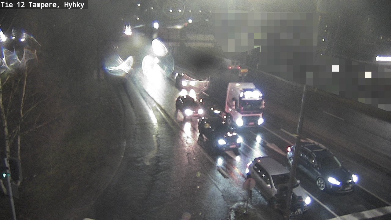 Weather Camera Image Road 12 Tampere, Hyhky, Tampere, Pirkanmaa