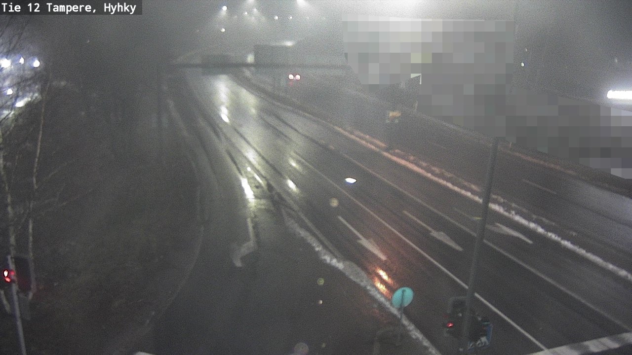 Weather Camera Image Väg 12 Tammerfors, Hyhky, Tampere, Pirkanmaa