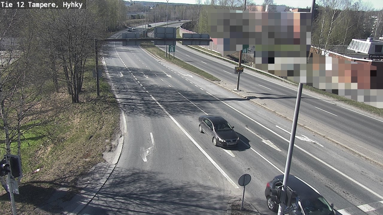Kelikamerat Kuva Tie 12 Tampere, Hyhky, Tampere, Pirkanmaa